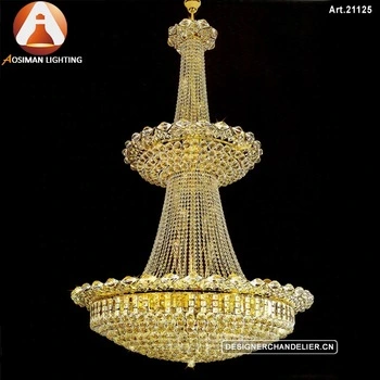 Traditional Gold Crystal Chandelier