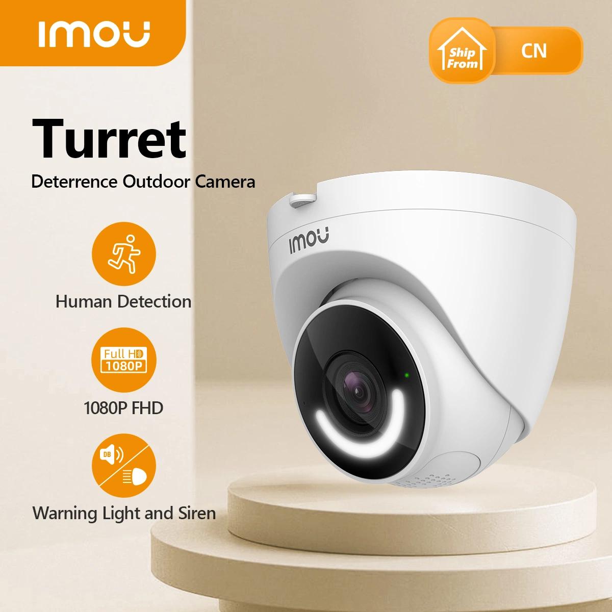 Hikvision Dahua Imou Mini CCTV IP Wireless WiFi cámara de seguridad en el exterior para proteger su hogar y el bebé perro gato