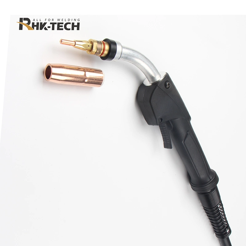 Rhk Tech Tregaskiss Type Tr300 Gas Cooled 350AMP CO2 MIG Welding Torch with Replaceable Central Connector