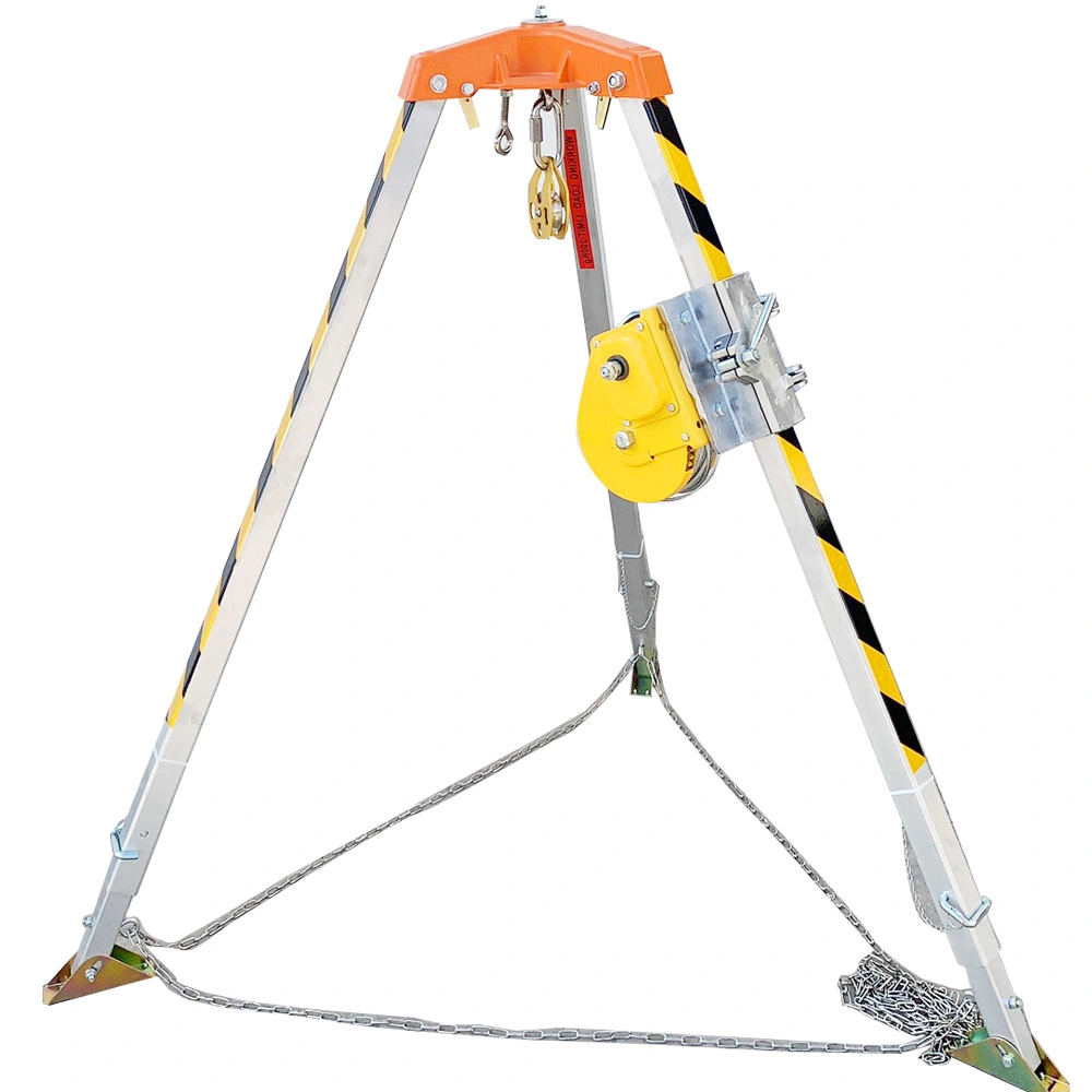 Professional Safety Rescue Tripod with High quality/High cost performance for Heavy Lifting