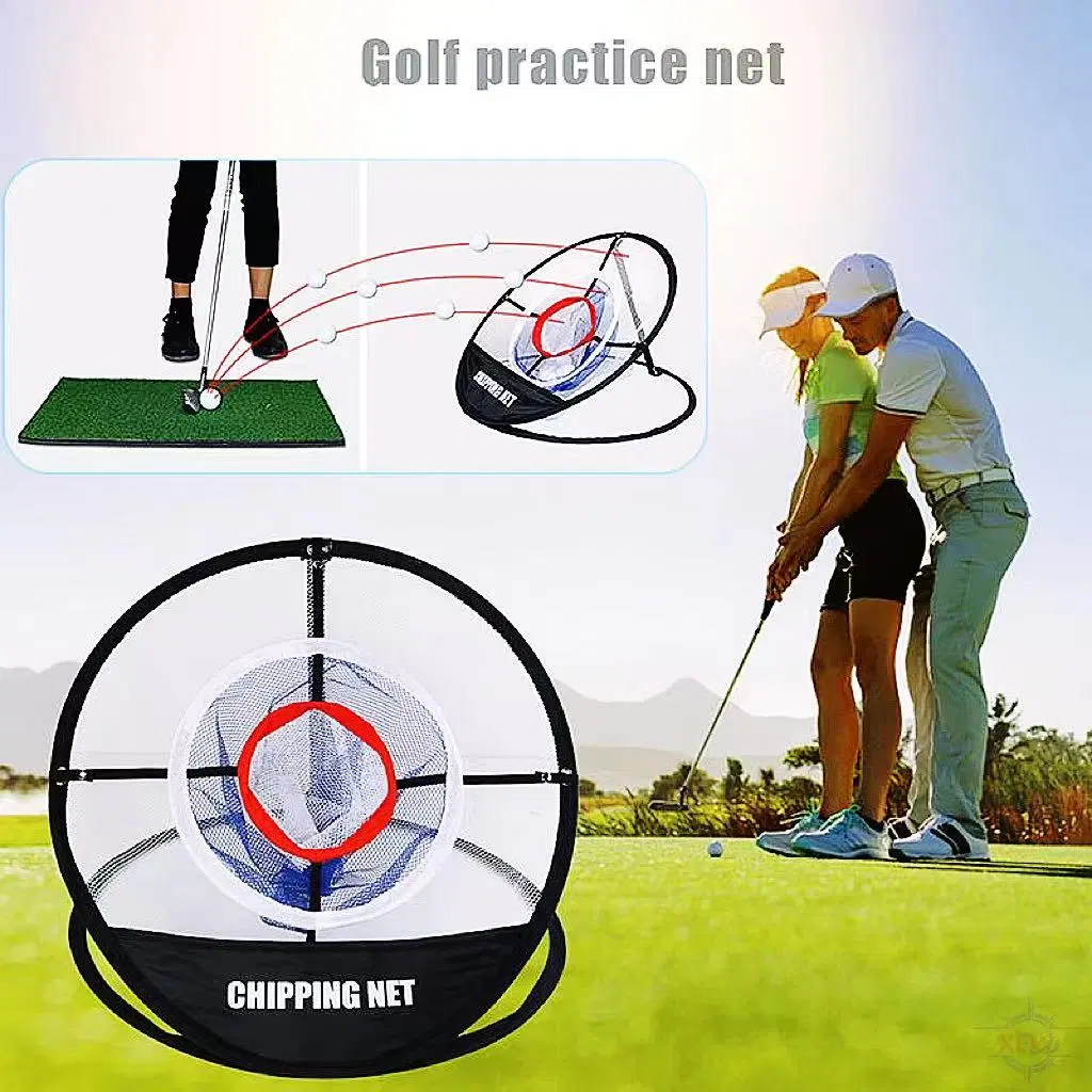 Professional Foldable Ultra Light Portable Golf Anti-Rebound Training Hitting Nets Equipment