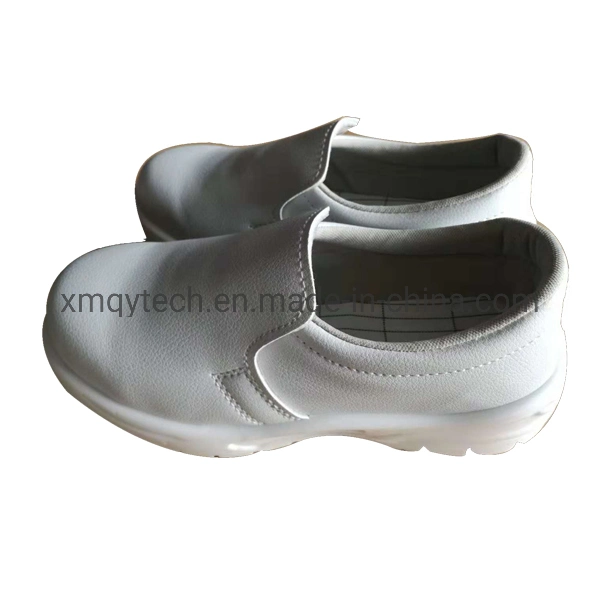 Blanc semelle plat anti-statique ESD Chaussures pour salle blanche