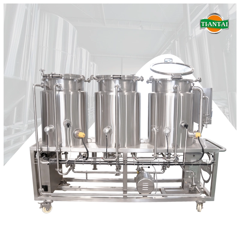 200L Nano 2-Vessel Steam Heating Tiantai Hot Water Tank Beer Brewing Equipment