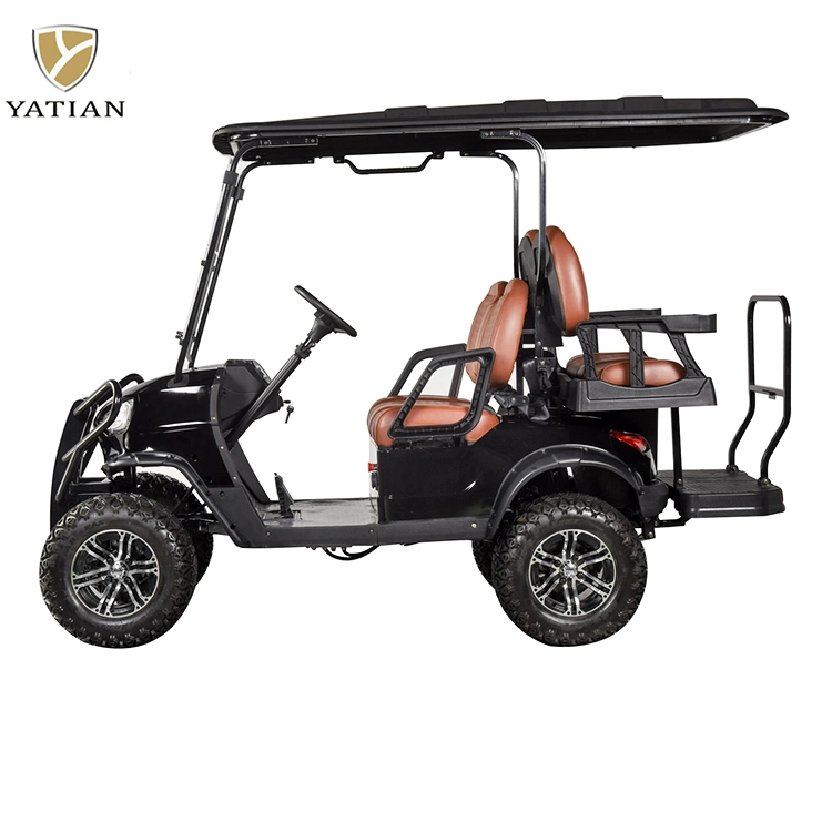 CE Approved Electric Motor Gulf Car with LED Lights 6 Passengers Lifted Golf Cart