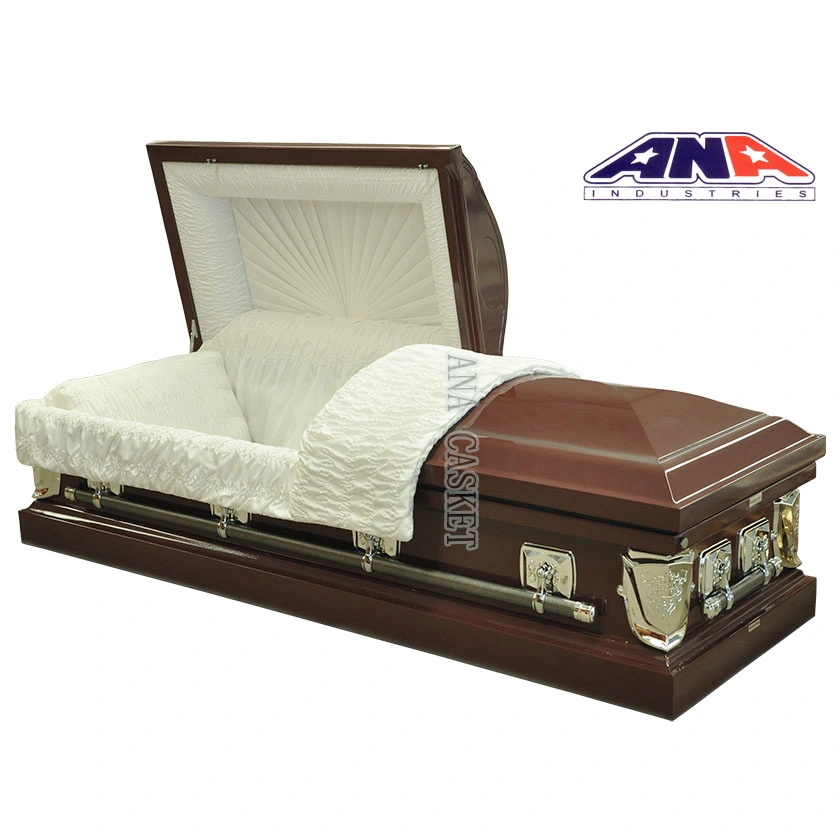 Ana Most Popular 18ga Steel Funeral Metal Casket