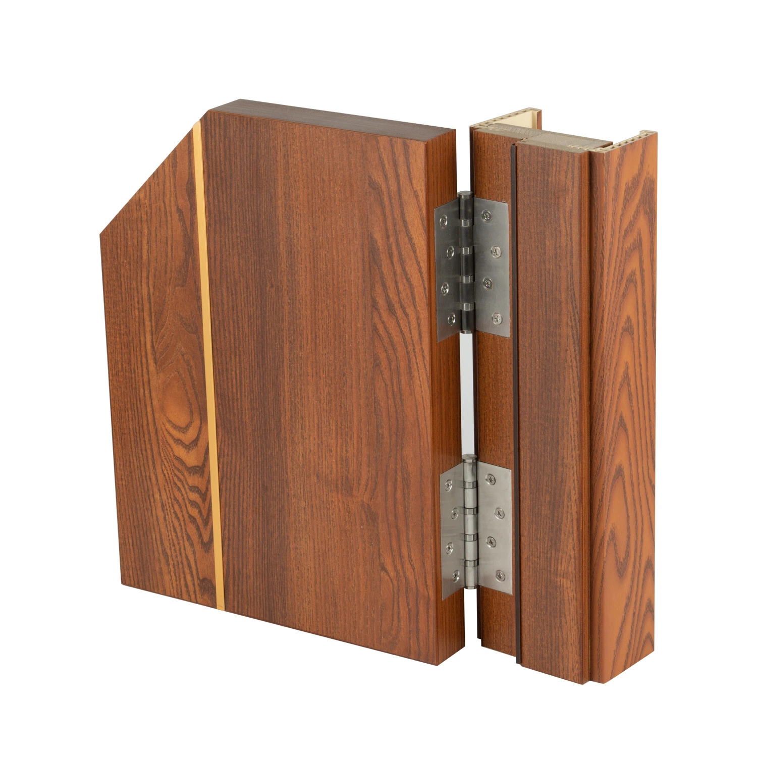 Modern Design Flush Door Lamiante Melamine Internal Room Door with Lock and Hinge