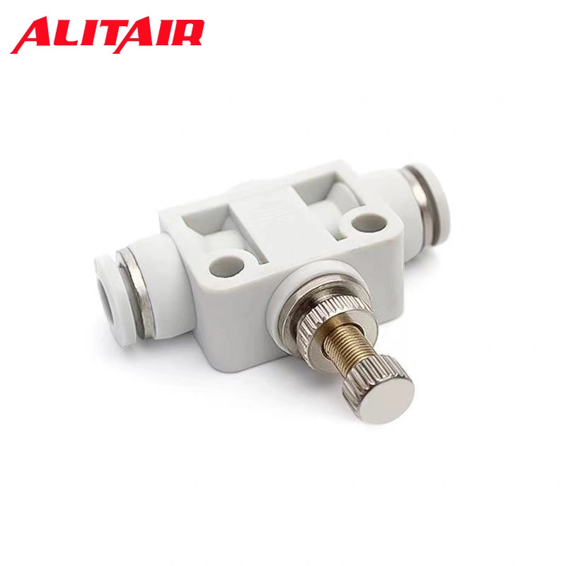 Airtac Type Pipeline One-Way Throttle Valve Regulating Valve Throttle Control Valve