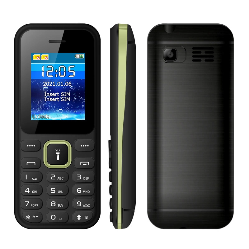 New Cell Phone Uniwa Fd003 1.8 Inch Dual SIM Card Bar 3G 4G Feature Keypad Phone