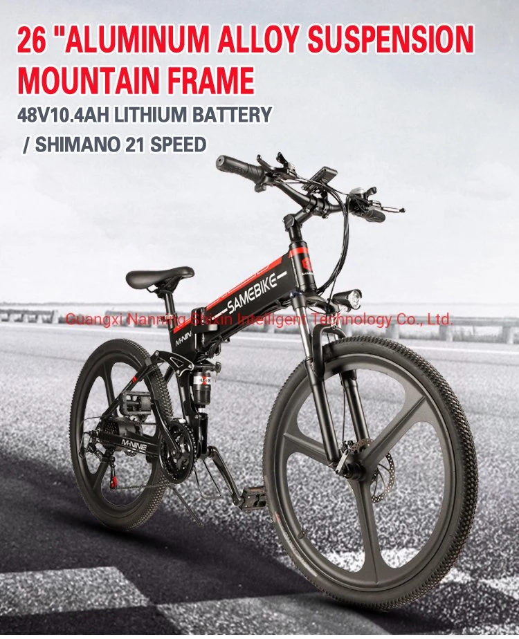 Vélo d'origine Lo26 Batterie portable en aluminium Ville de montagne électrique pliable