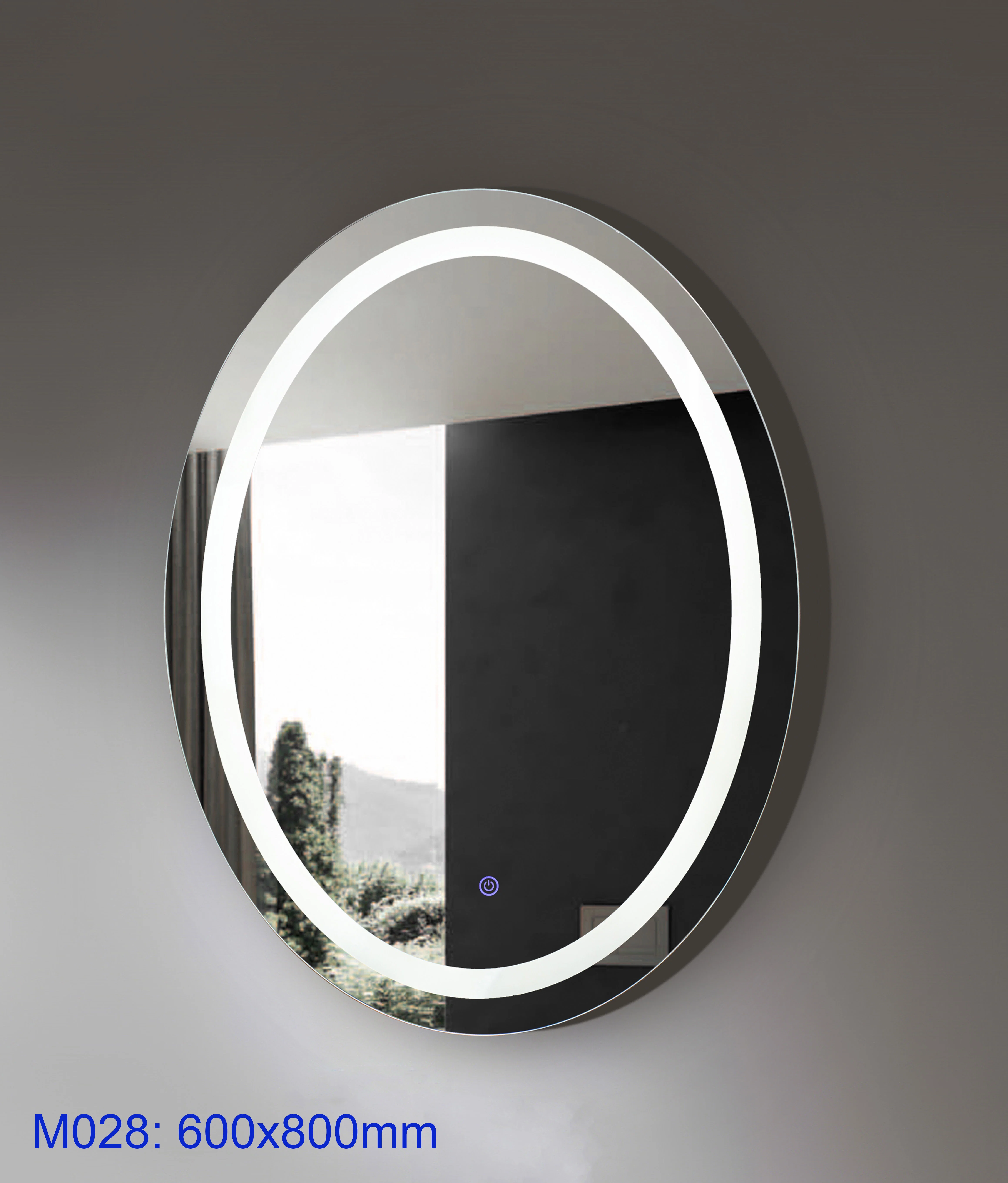 Decor Wall Mounted Touch Switch Bathroom Makeup Smart LED Mirror for Saudi Arabian Markets (M014)