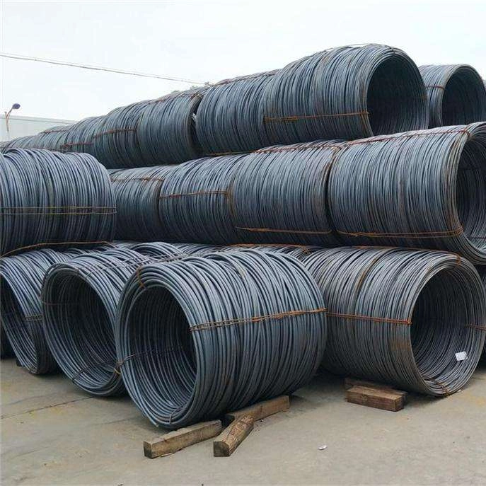 Iron Wire Rod Galvanized Oval Wire Q235 Low Carbon Manufacturers Supply Steel Drawn Wire Free Cutting Steel Construction JIS DIN