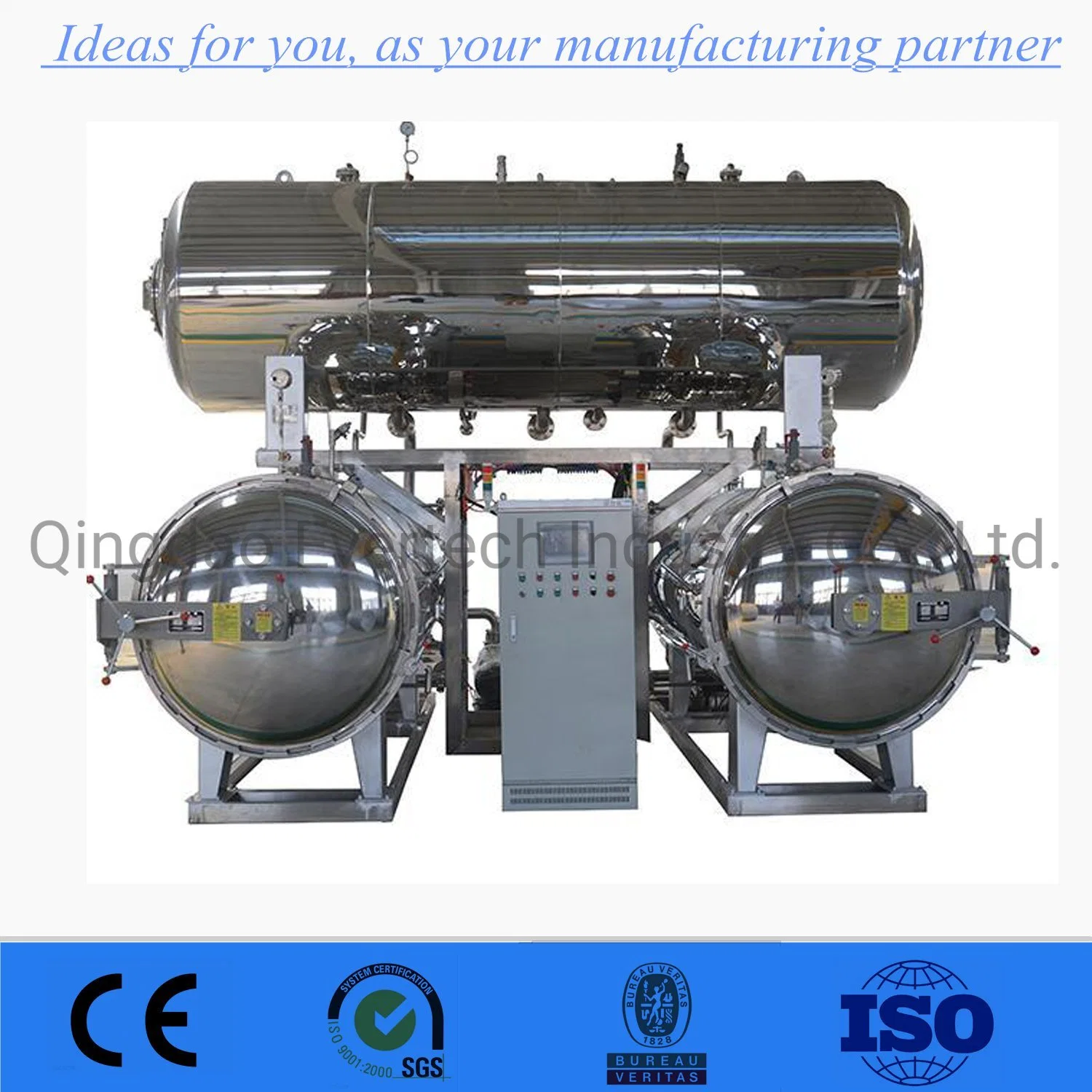 Canned Food Retort Sterilizer/Pouch Food Water Bath Sterilization Pot/Meat Tin Can Sterilizing Machine