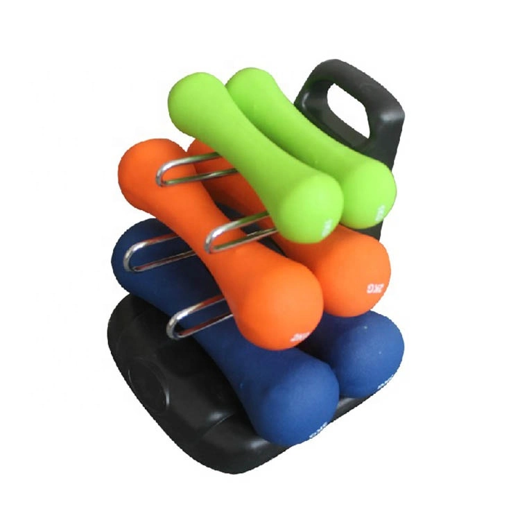 Factory Custom Women Use Vinyl PVC Neoprene Dipping Dumbbell