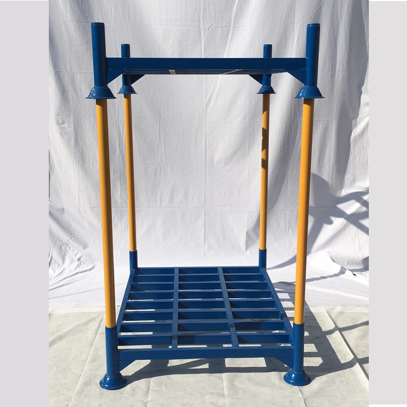 Sale Steel Stacking Collapsible Movable Pipe Plate Post Pallet Industrial Storage Rack