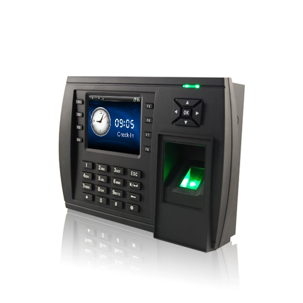 Biometric Time Recorder Fingerprint Attendance Device with User-Defined Attendance Status Function Keys (TFT500)