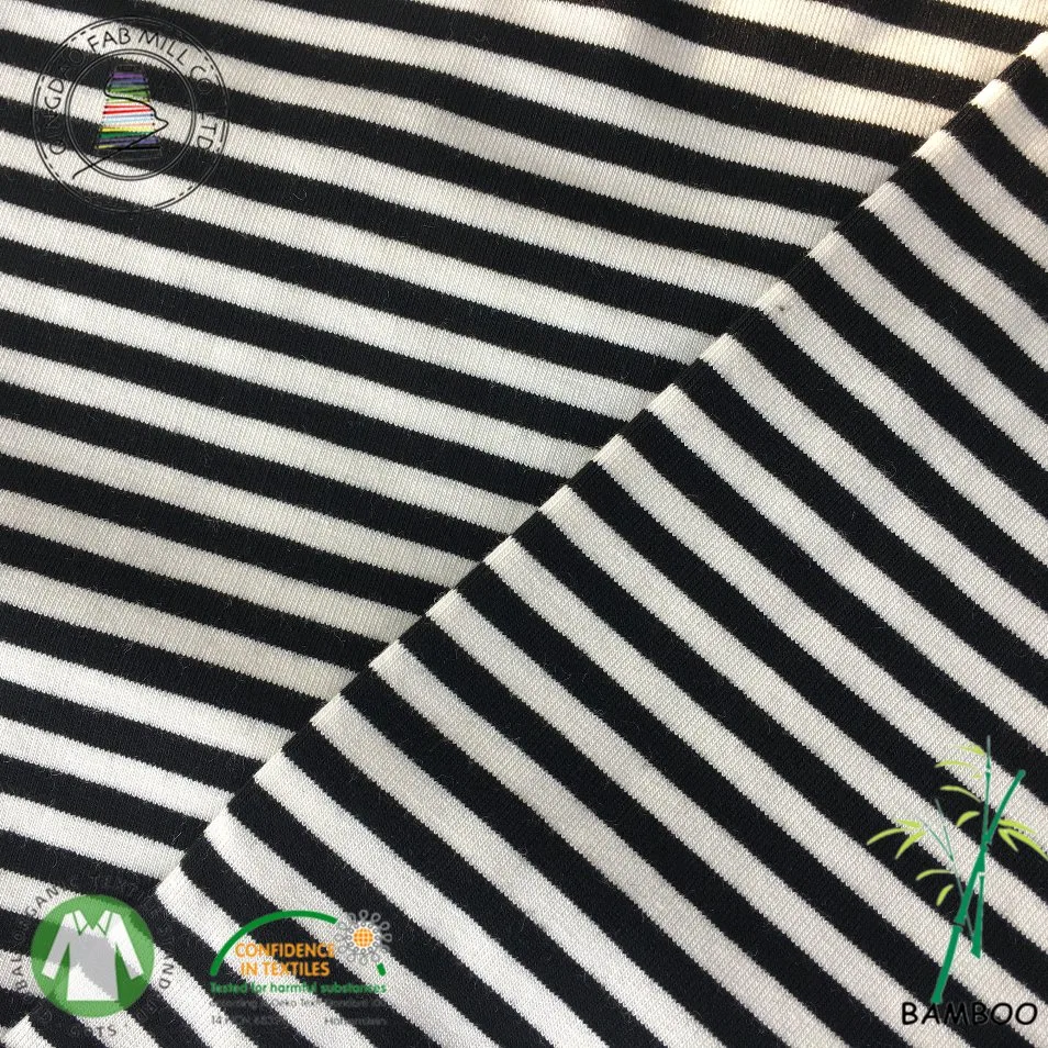 High quality/High cost performance Bamboo/Spandex Knitting Jersey Stretch Fabric for T-Shirt (QF16-2522-S-38338)