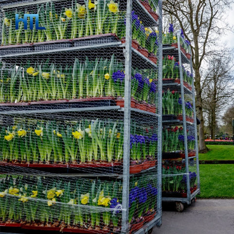 Galvanised Steel Greenhouse Danish Garden Nursery Plant Trolleys for Sale