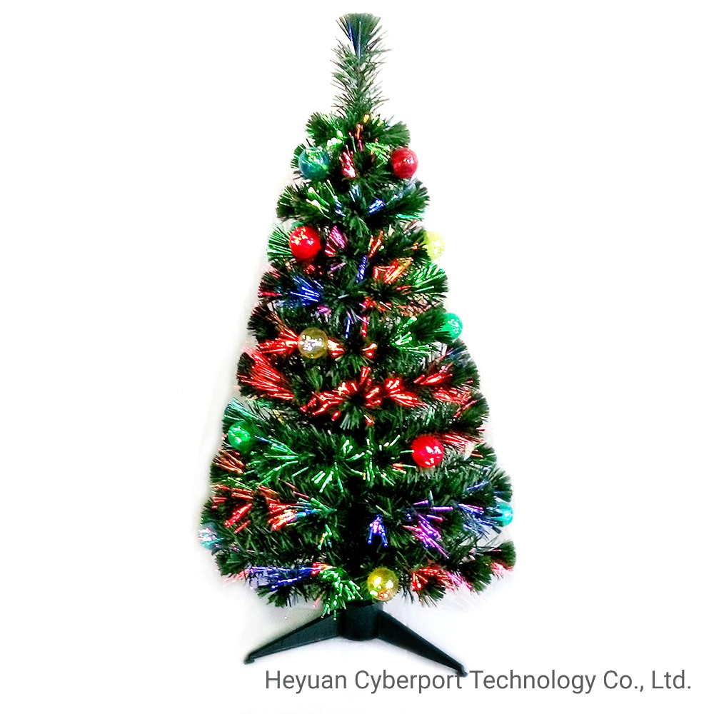 36'' Pre-Lit Fiber Optic Tree Christmas Decoration