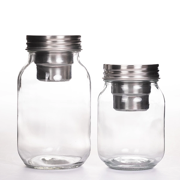 Hot Sale Stainless Steel Regular Mouth Mason Jar Lid Salad Dressing Cup