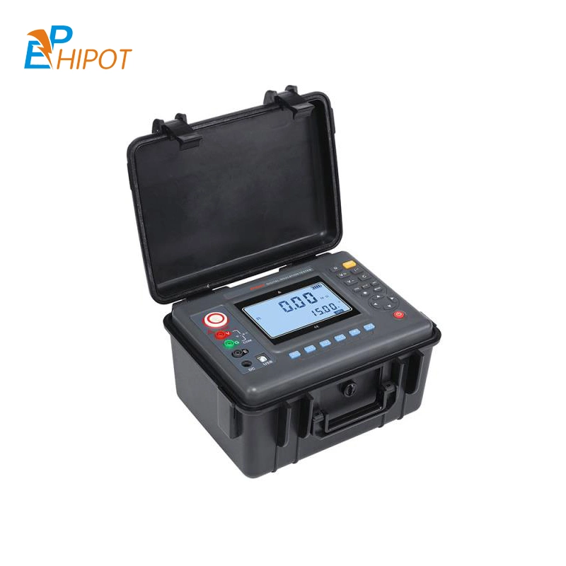 Digital Insulation Resistance Meter, Absorption Ratio and Polarization Index Measurement