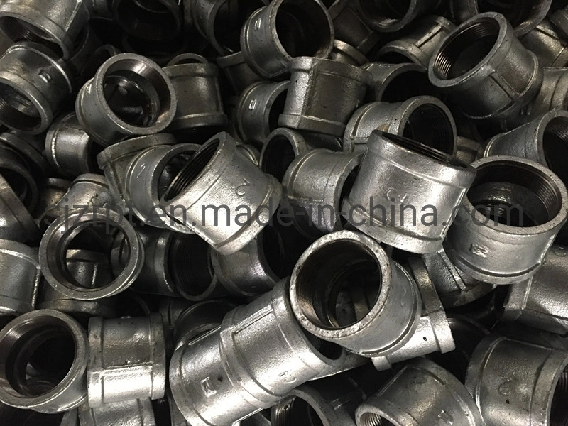 Banded Hot-Dipped Galvanized Coupling Socket with BS Thread in Malleable Iron Pipe Fittings