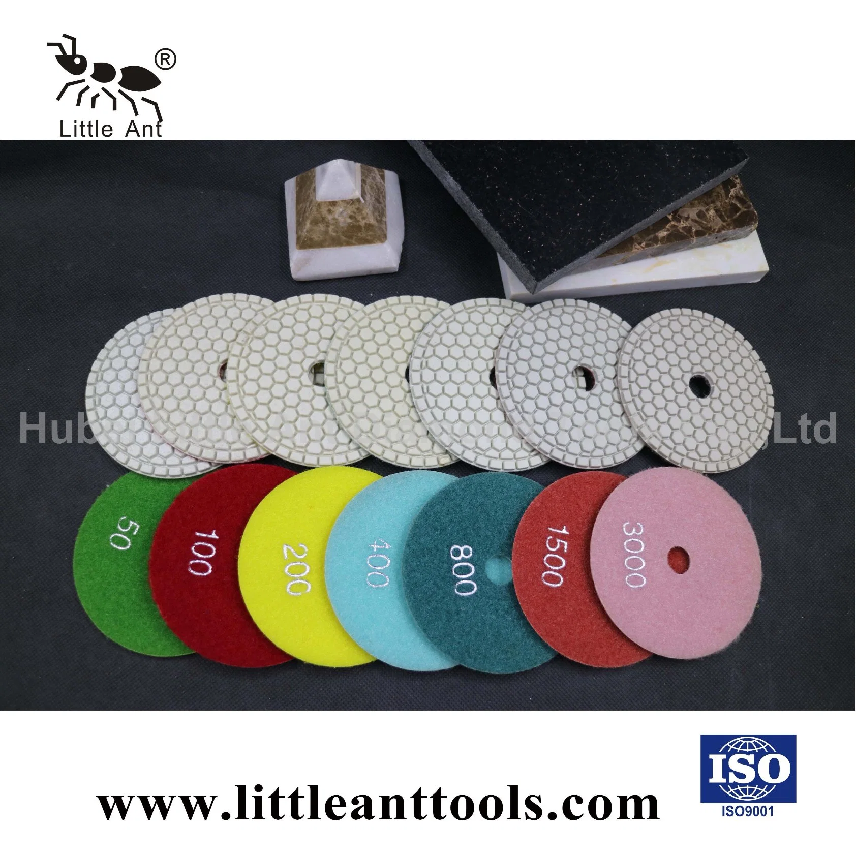 White Old Six-Sided Grinding Polishing Pad