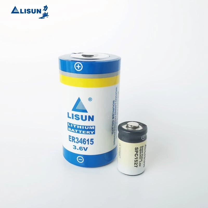 Alta voltagem 3,6V ER34615 tamanho D 19000mAh Li-Socl Lisun2 Não recarregável Bateria cilíndrico de alimentação do detector do Veículo