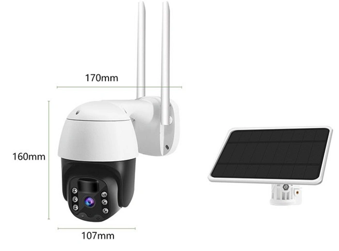 4G Solar Dome Netzwerk-Videorekorder-Kamera