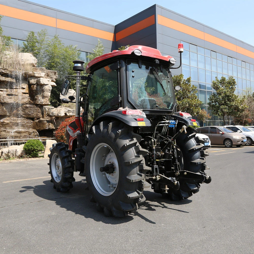 Prix d'usine bon marché 4X4 90 HP moteur 4 cylindres neuf Tracteurs à vendre