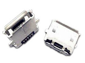 Micro USB Female Connector 5pin SMT Socket