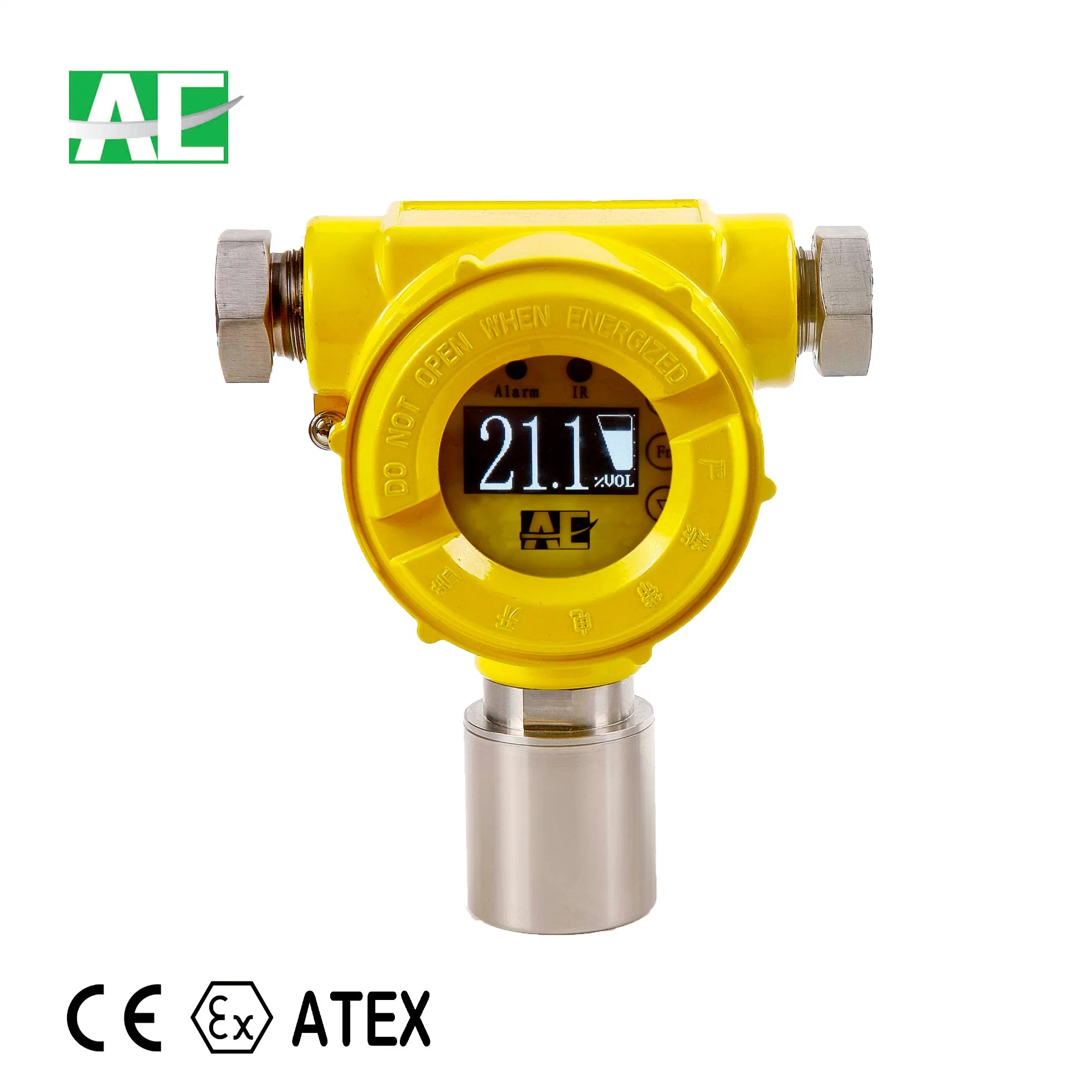 Wall-Mounted Fixed Gas Sensor for Gas Detection System