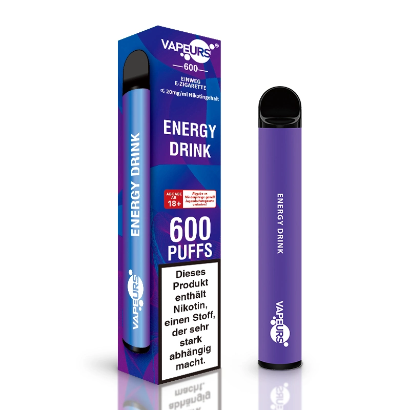 Original Mesh Coil 600 Puffs Disposable/Chargeable Vape Pen Electronic Cigarette 2ml 20 Flavors Device Newest Vapor