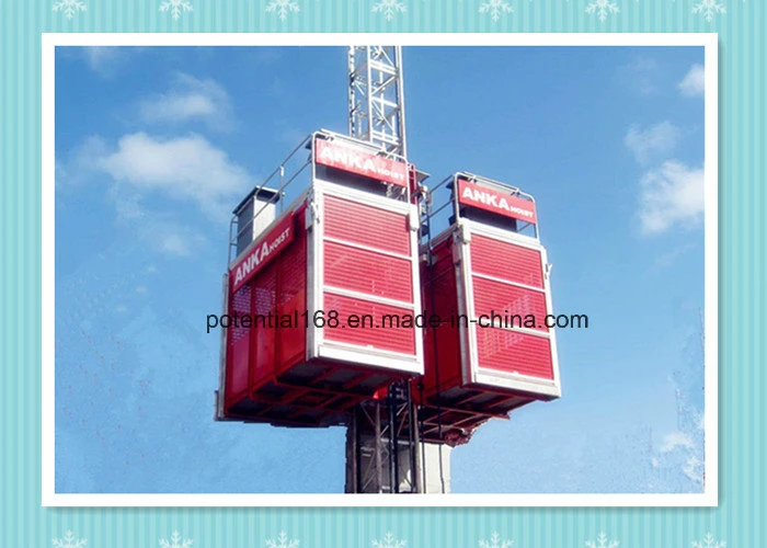 Ce Certificate China Construction Passenger and Cargo Building Hoist Elevator Manufacturer