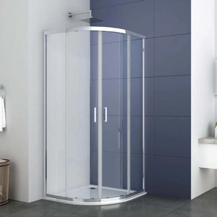 Hydrorelax Shower Room Freestanding Frameless Sliding Glass Shower Door