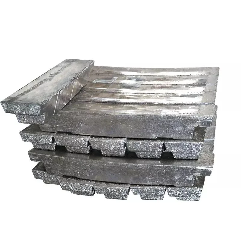 99.99% Remelted High Purity Metal Ingots Lead Ingots