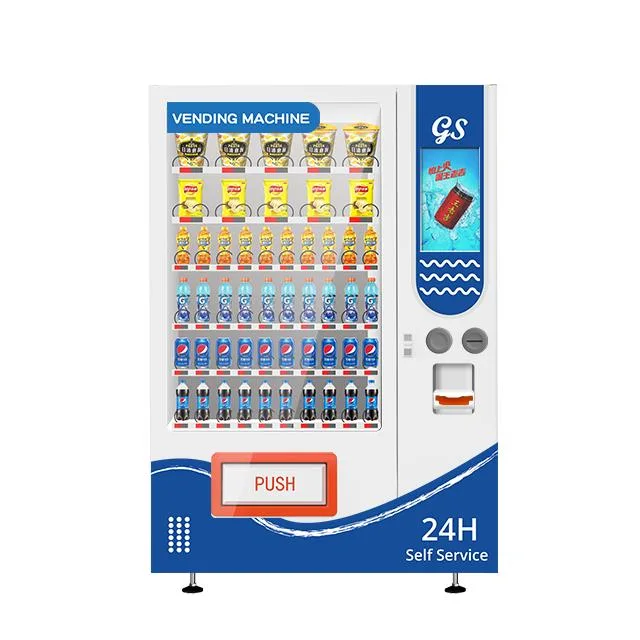 24 Hours Self-Service Store Drinks and Snacks Combo Vending Machine for Food and Drinks Snacks Vending Machine for Sale