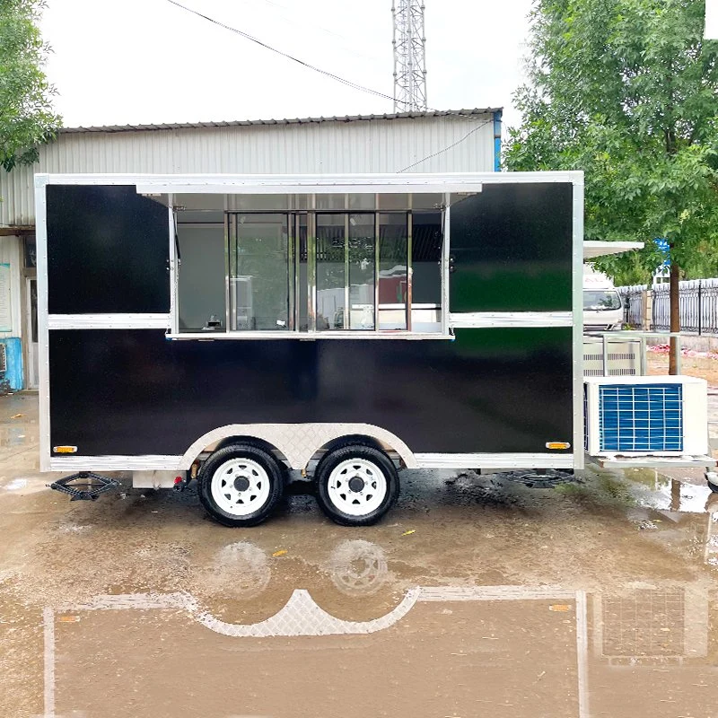 Hot Dog Hamburger Coffee Food Cart Taco Food Trailer Mobile Pizza Food Truck for Sale