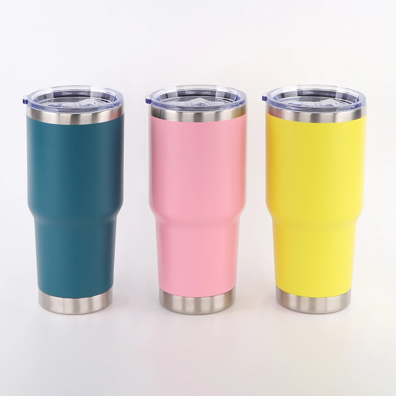 Benutzerdefinierte Wein Tumbler Edelstahl Tasse Thermos Becher Kaffee Becher Mit Deckel