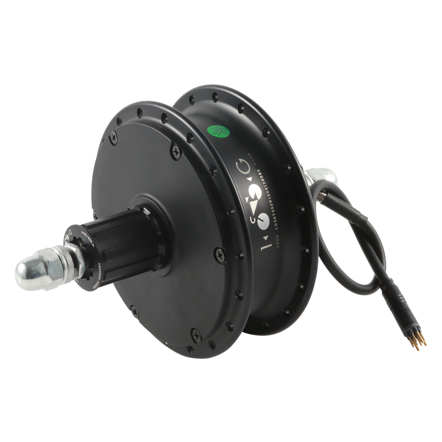 Two Years Warranty 250W 350W 500W Ebike Brushless Geared Motor Integrated with Speed Sensor