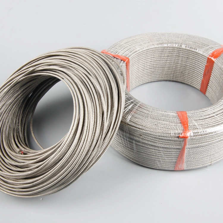 2 Core Thermal Resistance E J T K Type Shield Thermocouple Compensation Wire High Temperature Extension Wire