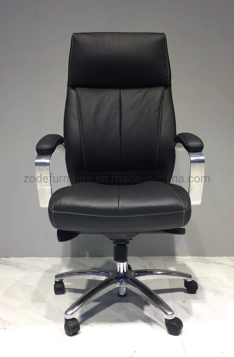 Zode negro con respaldo alto giratorio cuero pu tarea personal de recepción Silla de oficina muebles chinos modernos para el hogar y la escuela/juegos/comedor/Hotel/Hospital/ Equipo