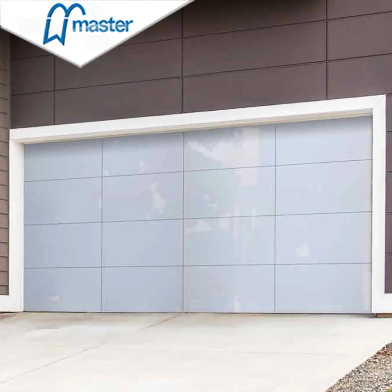 Chinese Manufacturer Wholesale/Supplier High quality/High cost performance Automatic Overhead Sectional Aluminum Frame Tempered Glass Garage Door