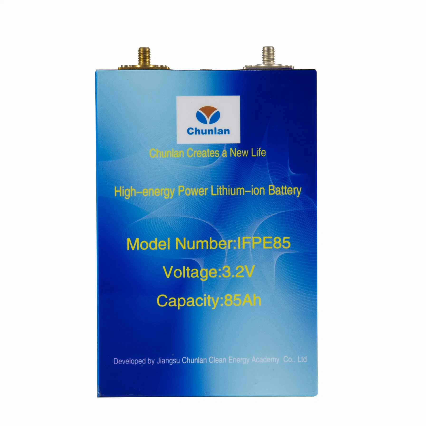 Bateria de íon de lítio LiFePO4 3.2V 50Ah para sistemas de armazenamento de energia solar de backup.