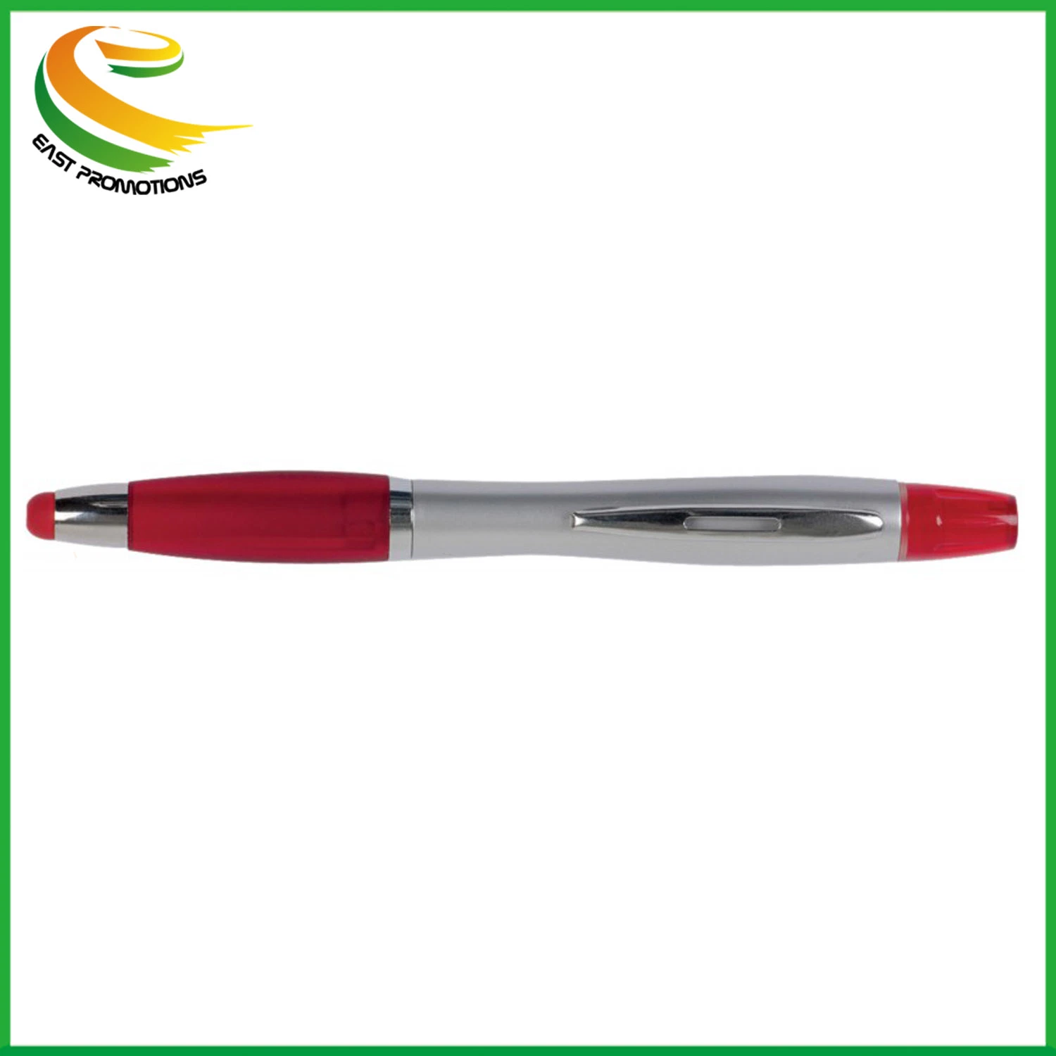 Two Side Colored Eco Friendly Highlight Ballpoint Pen