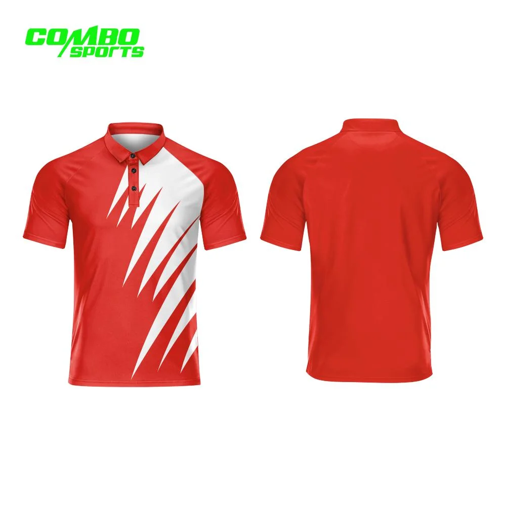 Combo Customized Herren Polyester Sublimate Team Training Sport Shirt Polo