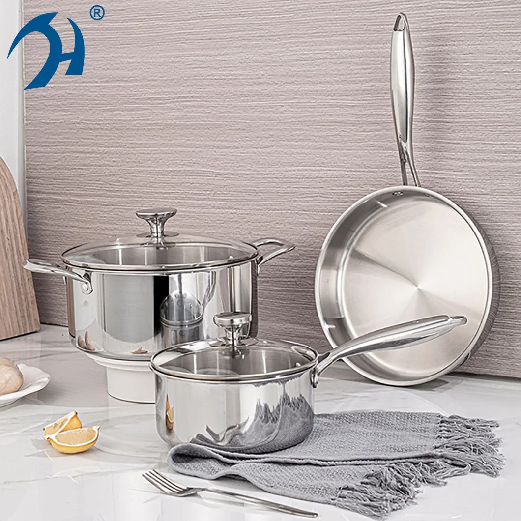 Original Factory Direct Sale Multiple Sizes Stainless Steel Cooking Utensils Cookware