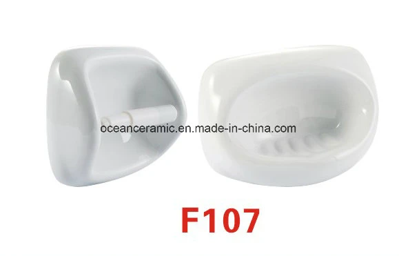 F107 Ceramic Soap Dish, Toilet Paper Holder, Bathroom Accessories