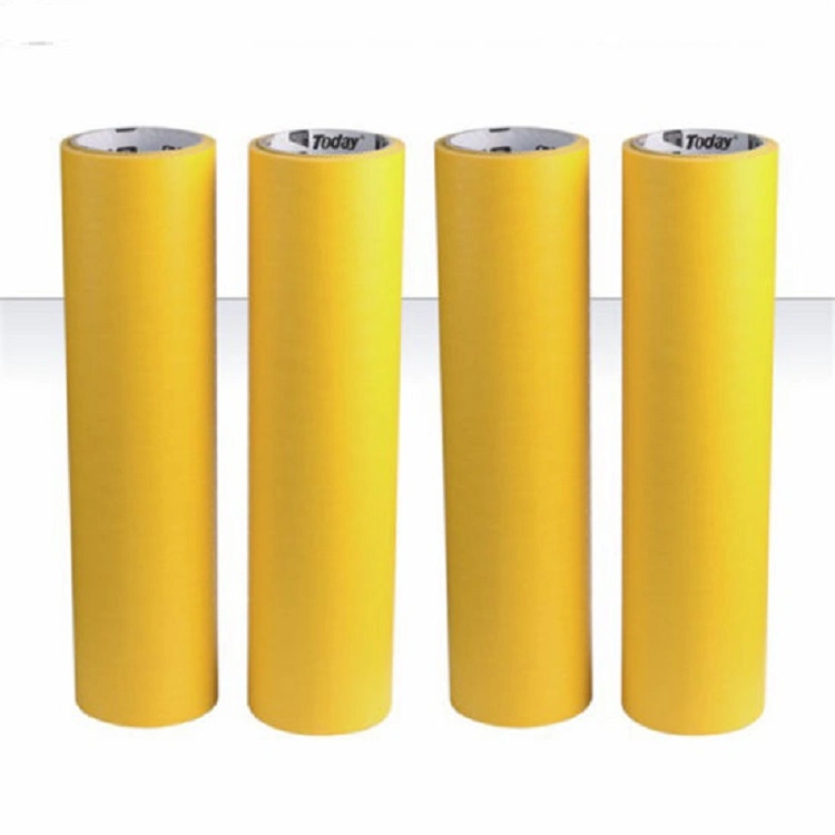 PVC Yellow Paint Stencil Sandblasting Vinyl Film for Glass Masking