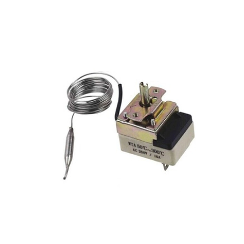 Customized 220V 16A 0~300degrees Electric Capillary Thermostat for Water Heater/Oven/Stove