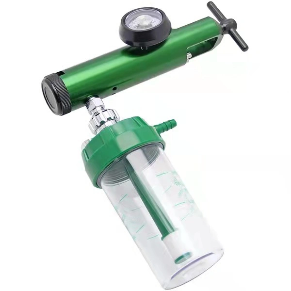 Instrumento médico Regulador de Oxigeno con el caudalímetro